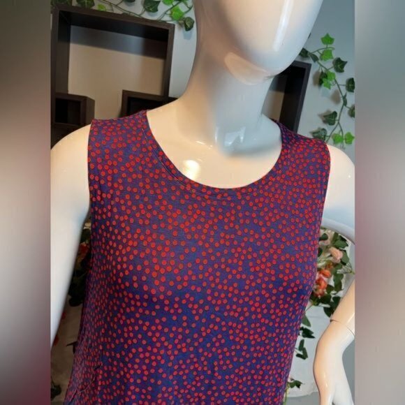 Flirty swing Small Polka Dots Women Tank Swing‎ Dress Size XL RefJ002 - Picture 7 of 12